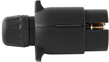 Prise de Remorque électrique 12V 7 Broches, Type N, Adaptateur de Connecteur de Câblage en Plastique Noir pour Remorques de Style Européen