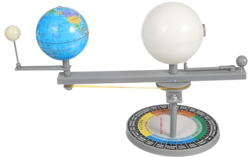 TOBBOMEY Astronomisches Modellset Lehrmittel Für Sonne Erde Und Mond Interaktives Spielzeug Zur des Verständnisses des Sonnensystems Für Schulunterricht Und Zuhause Robuste