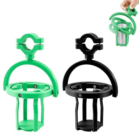 2 portavasos giroscópicos, soporte para botellas de agua autonivelante con abrazadera para tazas de café y latas, soporte universal giratorio de 360° para tractores, camiones, barcos, bicicletas
