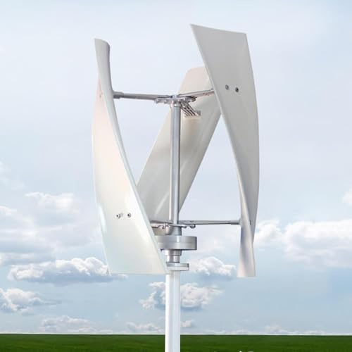 Kit Generador Viento Vertical Turbina Eólica 6000 W, Equipo Productor Electricidad Kit Energía Para El Hogar, Generador Energía De Eje Vertical De Ca Trifásico De 12 V, 24 V, 48 V Y 220 V,48V
