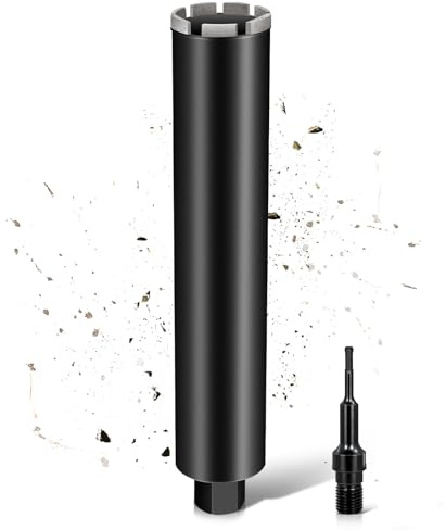 L460mm Diamantbohrkrone | 1 ¼ UNC Aufnahme | ⌀68mm mit Turbo | mit SDS-PLUS | 2200U/min für Kernbohrgeräte Kernbohrkrone Kernbohrer Nassbohrkrone Trockenbohrkrone für Beton Mauerwerk Stein Granit