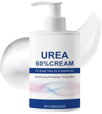 60% Urea Creme,Urea Fußcreme gegen Hornhaut & Hornhautentferner Creme, Fusscreme für Sehr Trockene Füße & rissige Fersen, Anti Hornhaut Cremes für Füße & Hände, Feuchtigkeitsspendende Fußpflege,100g