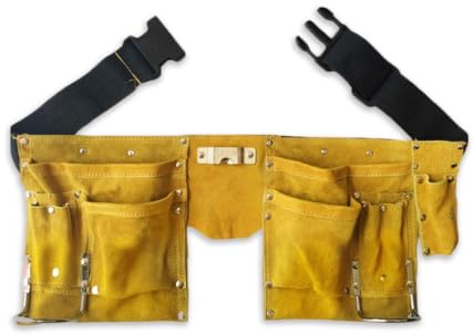 YIXANNX Leather Tool Belt Repairing Accessories Carpenter Waist Quick Release Buckle Kits Wear-resistance Work Apron