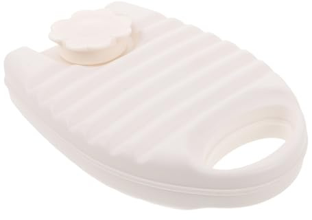 WATIIFUFU Borsa d Acqua Ovale per Impacchi Caldi e Freddi Borsa Calda Portatile Ricaricabile per Piedi Mani e Pancia Uso Invernale