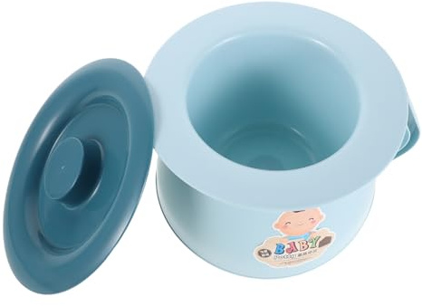 Kinder Nachttopf mit Deckel aus Pp, Leichte Eimertoilette | Schulanfang Deko, Cartoon Design, Glatte Oberfläche für Mühelose Reinigung, Ergonomische Form