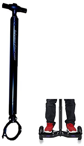 Locisne dehnbare Aluminiumlegierung Balance Scooter Lenker für 6,5CM (2,56) Durchmesser Roller Zweirad-Roller, Anfänger elektrische Hoverboard Stand, Smart Hoverscooter Unterstützung Lenker - schwarz