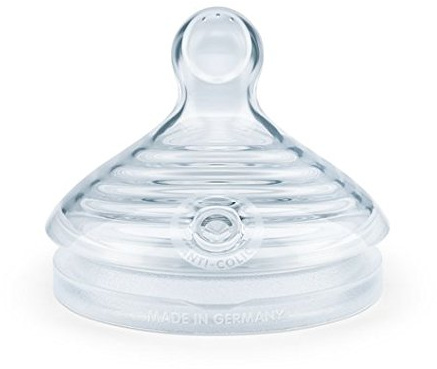 NUK Nature Sense Trinksauger, brustähnlicher Silikon-Sauger, BPA-frei, 2 Stück
