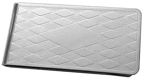 SILBERKANNE Geldscheinklammer Money Versilbert – Mit Gravurplatte – Premium Silver Plated Geldklammer – Edles Herrengeschenk, Hochwertig