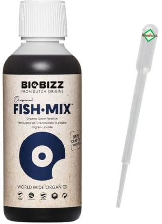 Weedness BioBizz Fish Mix 5 Litros - Fertilizante natural Crecer Cultivo de Tomate Líquido Orquídeas Bonsái Orgánico NPK
