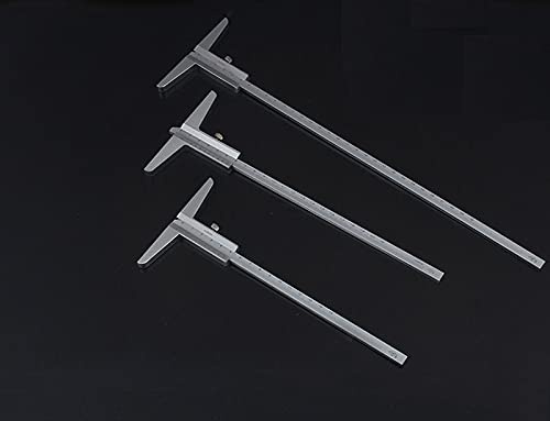 Calibre Vernier de 0 a 300 mm de profundidad calibrador Vernier calibrador herramienta de medición profundidad Vernier calibrador de precisión de acero inoxidable