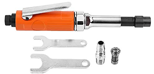 Luft-Geradschleifer, Pneumatische Schleifer, Gravur, Polieren, Reifenpuffer, Schleifwerkzeug, 6-8 Kg, Gravierschleifer, 1/4-Zoll-Lufteinlass, Pneumatischer Luft-Gesenkschleifer (mittlere Länge)