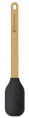 Victorinox Silicon Series Spoonula, Küchenhelfer (35 cm), hellbraun, Griff aus Papierverbundstoff mit Silikonkopf, 7.6209 | Pfannenwender
