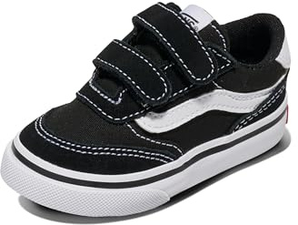 Vans Brooklyn LS V, Zapatillas Unisex niños, Suede Canvas Black White 22.5 EU