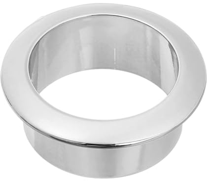 sourcing map 1 Pcs 1.38 inch (35mm) Nylon Desk Grommets, Plastic Cable Hole Cover, Wire Cord Cable Organizer for Computer Desk Cabinet, Silver