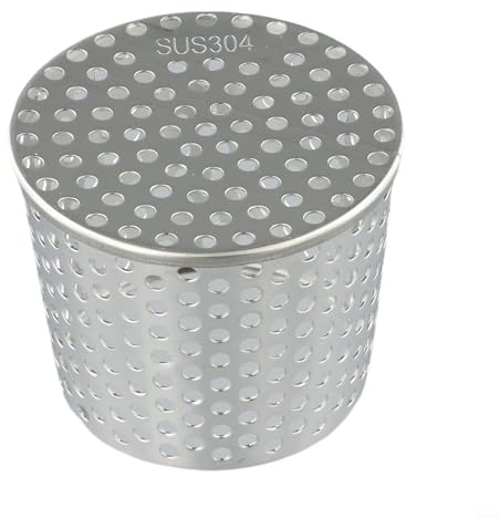 HOHOVYVY Siphon de sol amovible, en acier inoxydable 304, anti-blocage, siphon de sol de douche, siphon de sol pour l'extérieur pour le drainage, outil de cour extérieure (100 mm)