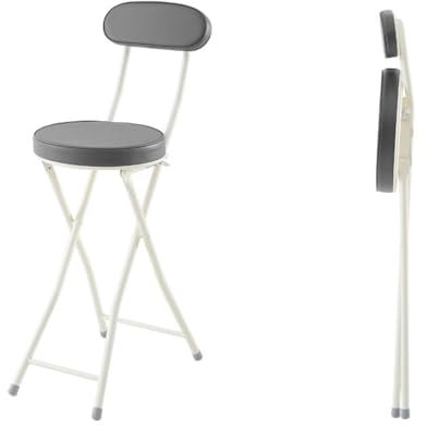 1/2/3 pz semplice sgabello pieghevole alto 60 cm sgabello pieghevole con sgabello da bar imbottito alto bancone sedia schienale sedia da pranzo