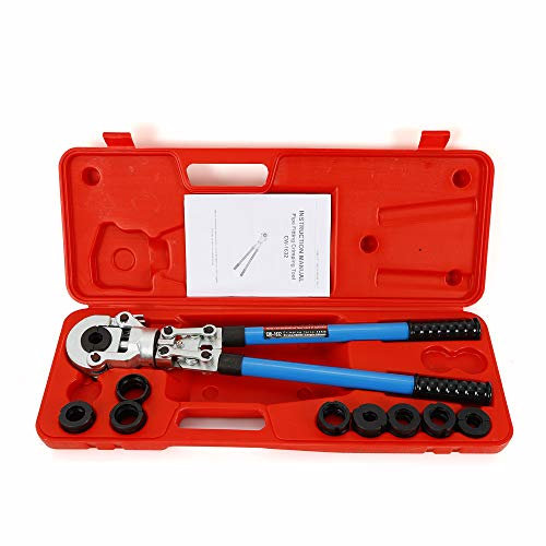 ZOKQSEIF Rohrpresszange 12-32 mm Presse Drehbare Stahlfitting-Werkzeuge Verbundrohr 12-32 mm Ausziehbare Verbundrohre Pressfitting