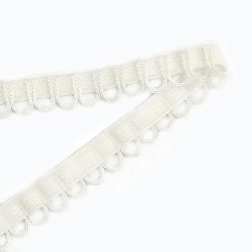 20/40 metros 15 mm banda elástica ancha U-wave cintas de goma adorno de encaje cinta decorativa pantalones cinturón ropa accesorios de costura DIY - - 15 mm - 40 metros