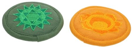 TOYANDONA 2 Stück Buddhistische Klangschalen Kissen aus Baumwolle mit Abgerundeter Polsterung Kompakte Klangschalenmatte für Buddha Klangschale Geeignet für Meditation und Yoga