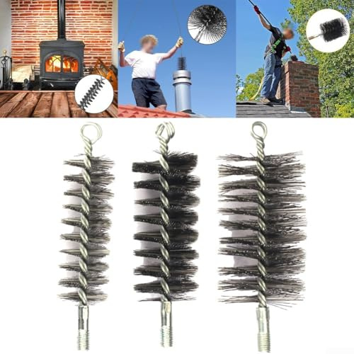Spazzola metallica resistente per una manutenzione efficace dei sistemi di ventilazione (120 mm)
