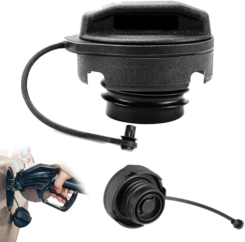Tankdeckel mit Halteband, Ersatz für VW Polo 9N, für Golf 4/5/6, für Passat, für Audi A4, A6, A8, Auto Kraftstofftankdeckel Ersatz 1H0201553B 1J0201550A