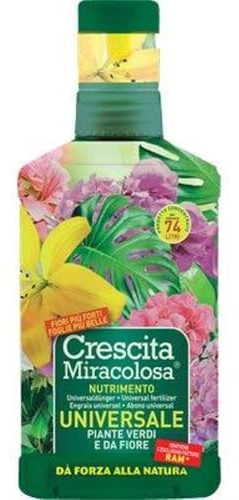 3PZ CONCIME LIQUIDO CRESCITA MIRACOLOSA UNIVERSALE ML 750