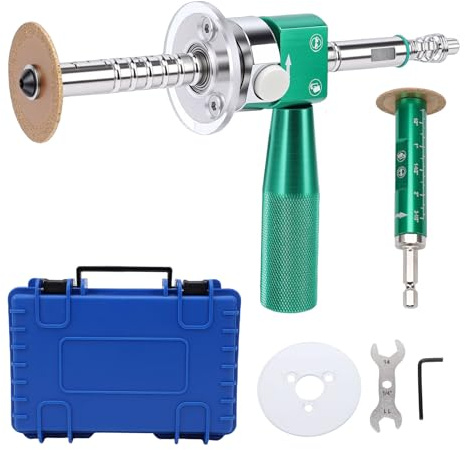 Cortatubos internos, cortatubos de profundidad ajustable de 4 pulgadas con rueda de diamante, plástico PVC, ABS y acero inoxidable, herramienta de corte de tuberías internas para