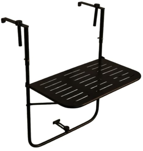 MotiveTech Mesa Colgante Balcón Estable Mesa Plegable Balcón Compacta Mueble para Espacios Pequeños