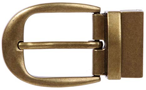 beltiscool Gürtelschnalle, vernickelt, rund, wendbar, 34 mm - - Einheitsgröße