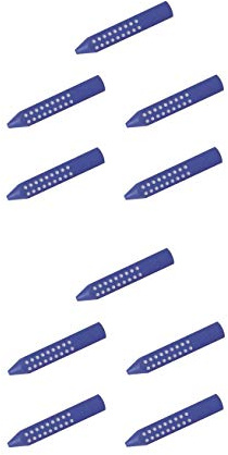 Faber-Castell Radierer Set: 10x Radierstift blau