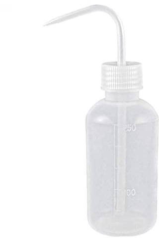 Ericetion 250ml Kapazität Tätowierung Waschen Kunststoff Flasche Squeeze Flasche Flasche Ellenbogen Waschflasche Für Vinaigetten Waschmittel Duschgel Waschen