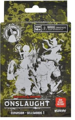 WizKids Dungeons & Dragons Erweiterung Spielfiguren-Set Onslaught Expansion – Sellswords 1 * Englisch *
