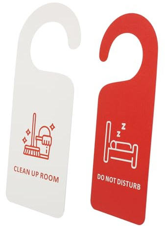 Operitacx Türschild Diskretes Ruheschild aus Pvc Bitte nicht Stören Doppelseitiger Türanhänger Leicht zu Montieren und Formstabil für Hotels und Clubs für Hotelzimmer
