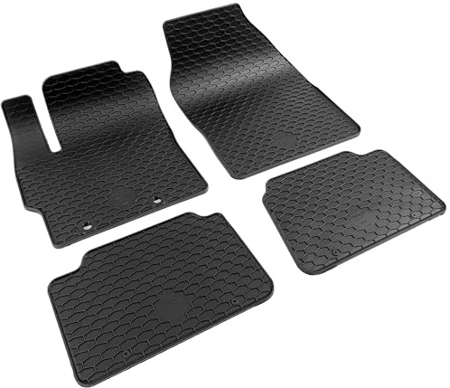 Walser DirtGuard Gummi Fussmatten Auto für Toyota Yaris/Yaris Cross 2020-Heute, Mazda 2 (KB) 2022-Heute, 100% passgenaue Auto Fußmatten, robuste Universal Fußmatte Auto, Gummimatten Auto