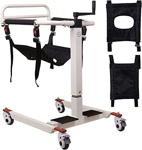 BaoBaJiu Sollevapazienti con Altezza del Sedile Regolabile, Comoda e Sedia da Doccia, Sedia a rotelle Portatile for la casa e l'auto, Ideale for Anziani e disabili