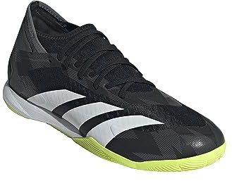 adidas Predator Accuracy.3 Indoor-/Futsal-Schuhe, Core Black/Team Solar Yellow/Grey, 9 US