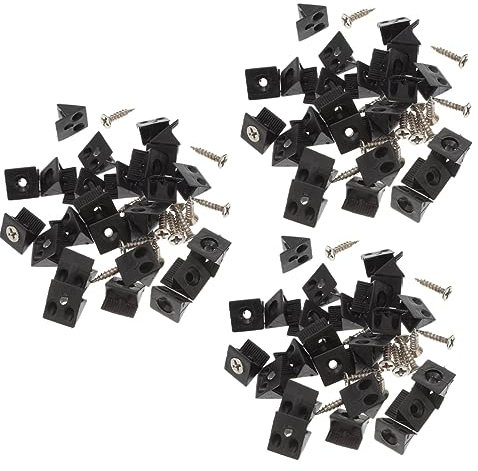 Housoutil 318pcs Corner Brace for Drawer Support Wedges Fasteners Repair Mending Wedges for Cabinet