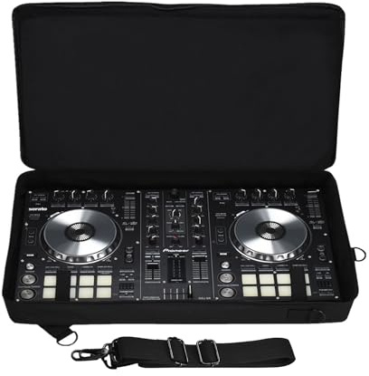 Hzycwgone DJ-Controller-Reisetasche für Hercules Inpulse 500, Schwarz | Schultertasche, Rucksackhülle für Native Instruments Traktor Kontrol S4 Mk3, Pioneer DJ DDJ-SR2/SR & Kopfhörer, Tablet, Kabel