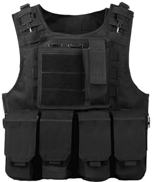 Taktische Weste Für Herren, Verstellbare Trainings-Angelweste Für Erwachsene, Herren-Militärweste Gewichtsweste leichte, Outdoor-Arbeitsweste Angeln Schießwesten militärische Jagdweste