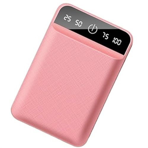 Caricabatterie Esterno Portatile PowerBank Con Display Digitale A Ricarica Rapida Bidirezionale Da 30000 MAh Compatibile Con IPhone (Size : Pink)