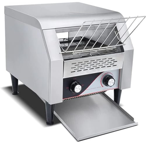oiakus Grille-Pain Commercial, Grille-Pain Industriel, 300 Pièces par Heure pour Griller du Pain, avec Panneau De Commande Transparent, Largement Utilisé dans Les Cafés, Buffets Et Cafés