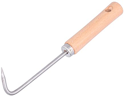Gancho de Raíz de Garra única, Herramienta para Bonsái con de Madera Ergonómico, Acero Al Manganeso de para Bonsái de Jardín, Paisajismo