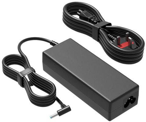 HSXIRQA 65W Laptop Charger Compatible with HP Pavilion x360 11 13 14 15 17 include14-ce 14-bf 15-fc 15s-fq 15-cs 15-cw more series, with 2.7m Total Length,Cord for Office, Travel, home Use