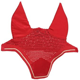 Kentucky Horsewear - Wellington Fliegenohren - Samt - Rot - Cob
