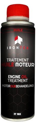 Tratamiento cerámico antidesgaste y anti-Fricción aceite motor Ceratec 300 ml - IRONTEK | IT102 | Reduce la fricción y el ruido | Compatible gasolina y diésel | Motor silencioso | Aditivo aceite del