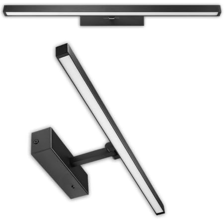 INNOVATE LED Spiegelleuchte Spiegelschrank Bad 230V ColourSwitch | LED Lampe 230 V Schwenkbar Badezimmer I Schrankbeleuchtung Badezimmerschrank I LED Spiegelleuchte Bad Bilderleuchte