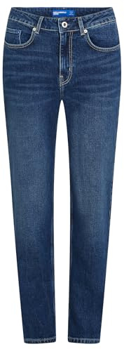 Karl Lagerfeld Jeans, Dam, Mom Denim, Mom Fit, Blå, 3130