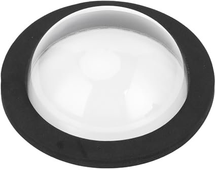 Hiraith Transparent Floating Pond Dome Cover - Waterproofing Fish Pond Accessory for Garden & Yard, Clear Round Dome Protects Fish While Enhancing Outdoor Aesthetics