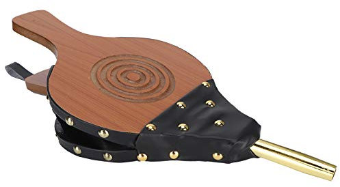 ZJchao Soufflet de Cheminée, Souffleur de Cheminée Manuel, Ventilateur de Poêle à Bois, Souffleurs D'incendie pour Camping avec Souffleur d'air de Feu, Outil Manuel pour Barbecue,