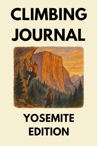 Climbing Journal: Rock Climbing Logbook for Sport & Trad Climbers - Yosemite Edition: Route Tracker with Grade Conversion Chart, Gear Checklists & Monthly Progress Summaries
